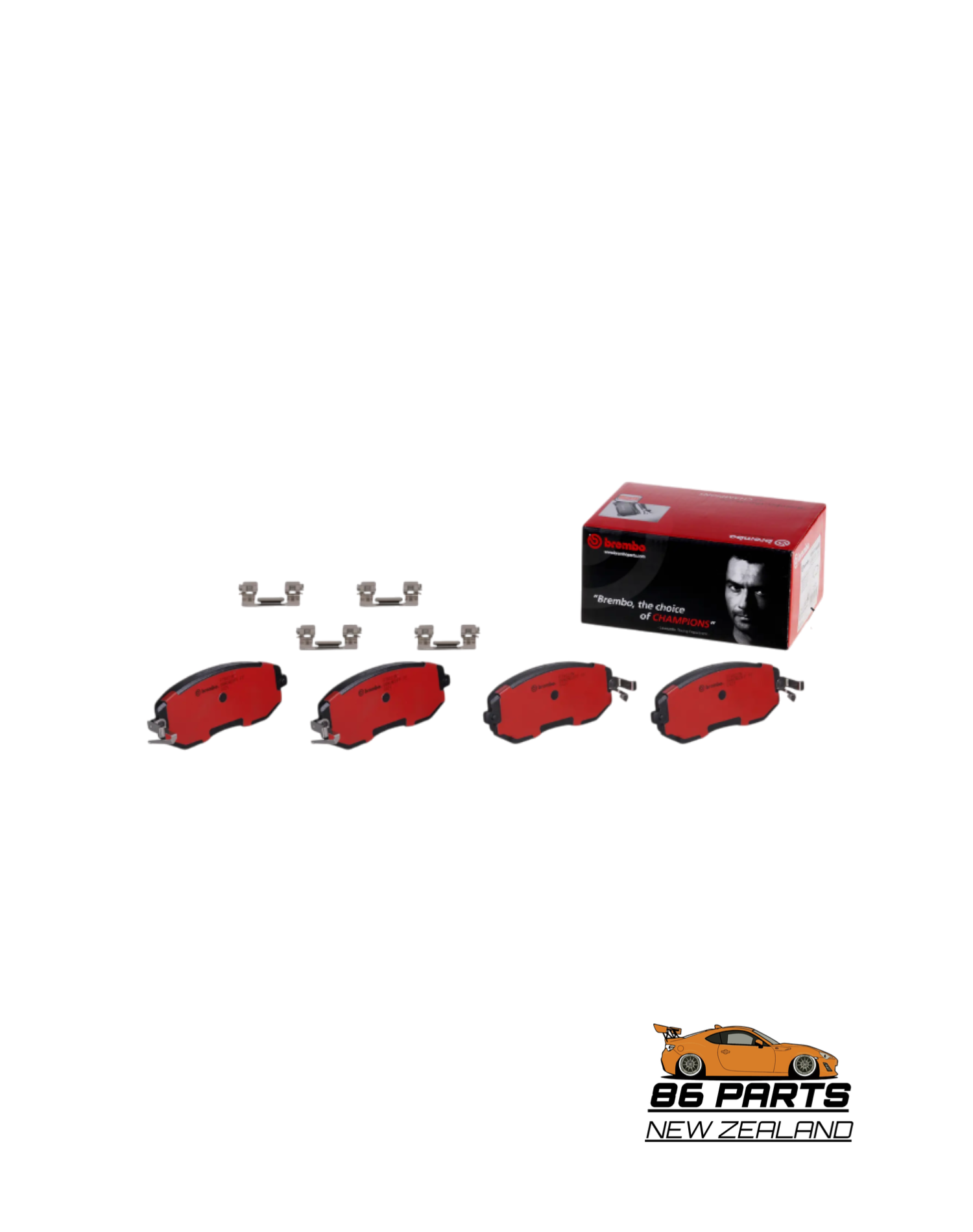 SET of Brembo Brake Pads First Generation Toyota 86/Subaru BRZ (2012-2021)