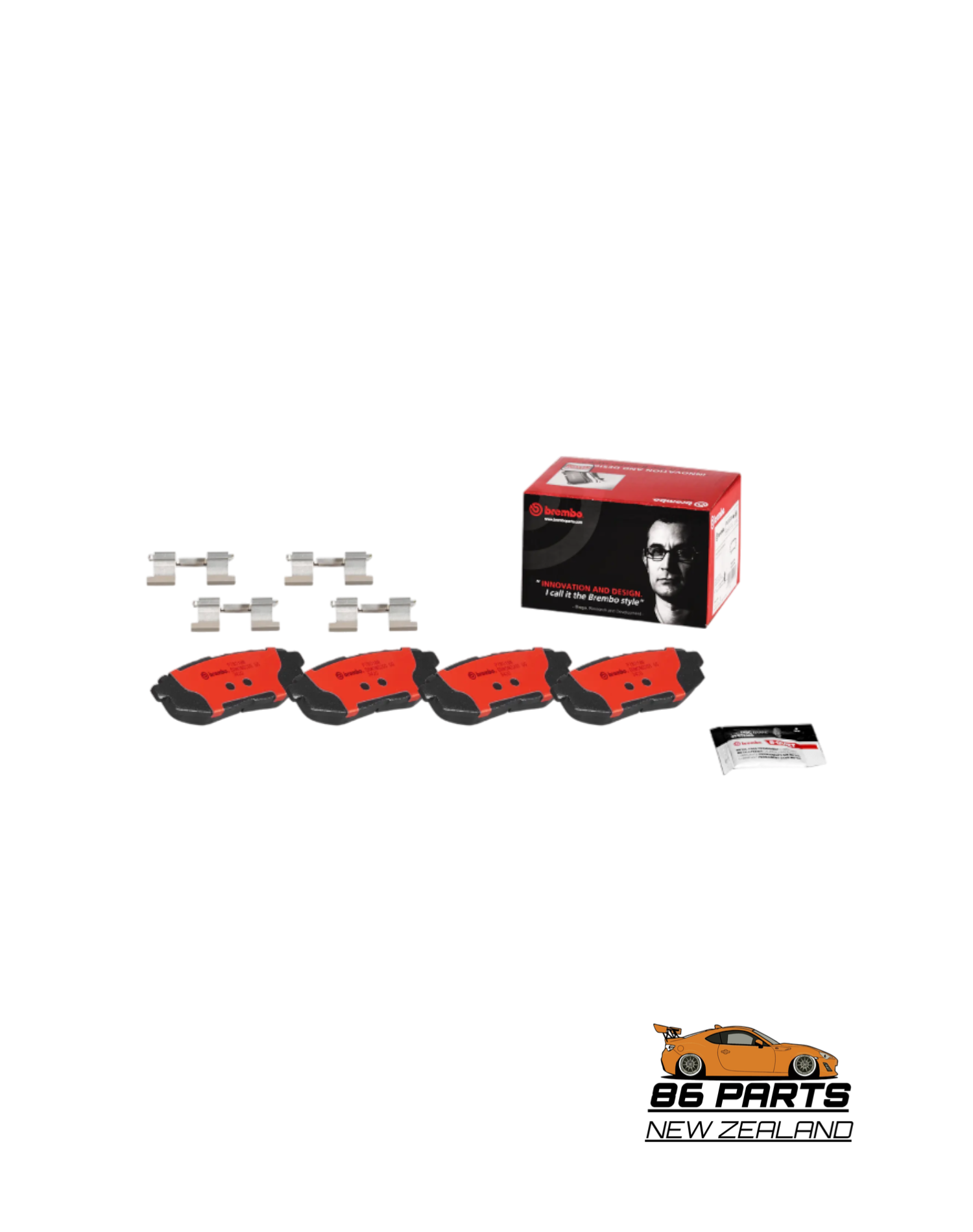 SET of Brembo Brake Pads First Generation Toyota 86/Subaru BRZ (2012-2021)