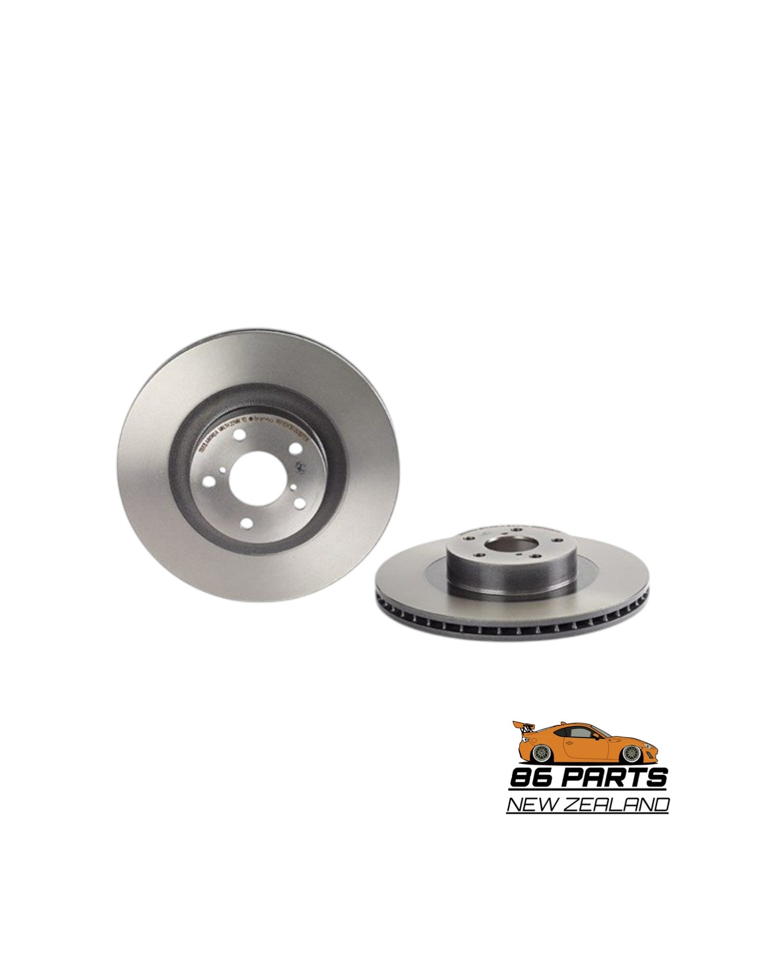 PAIR of Brembo Brake Rotors First Generation Toyota 86/Subaru BRZ (2012-2021)
