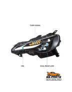 VLAND RGB LED Headlights For 86/BRZ 12-21