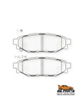 C Plus Rear Brake Pad For GT86/BRZ [Aftermarket]