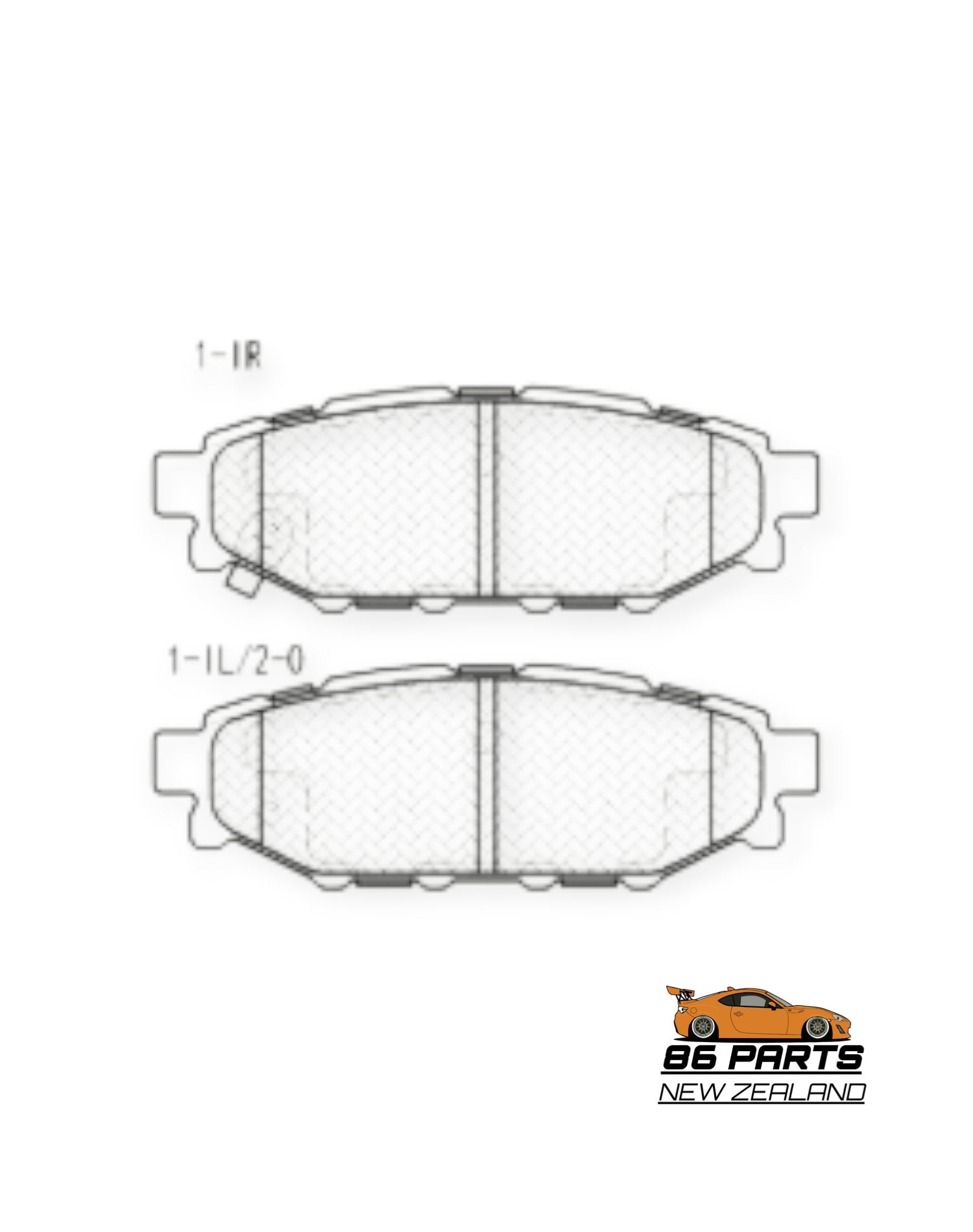 C Plus Rear Brake Pad For GT86/BRZ [Aftermarket]