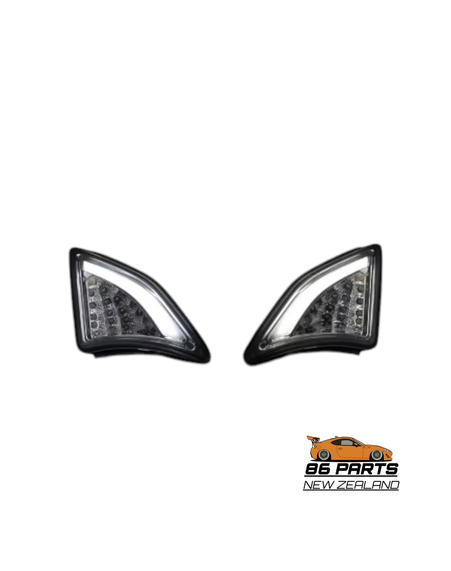 Smoked LED Front Bumper Fog Lights For Toyota 86/Subaru BRZ