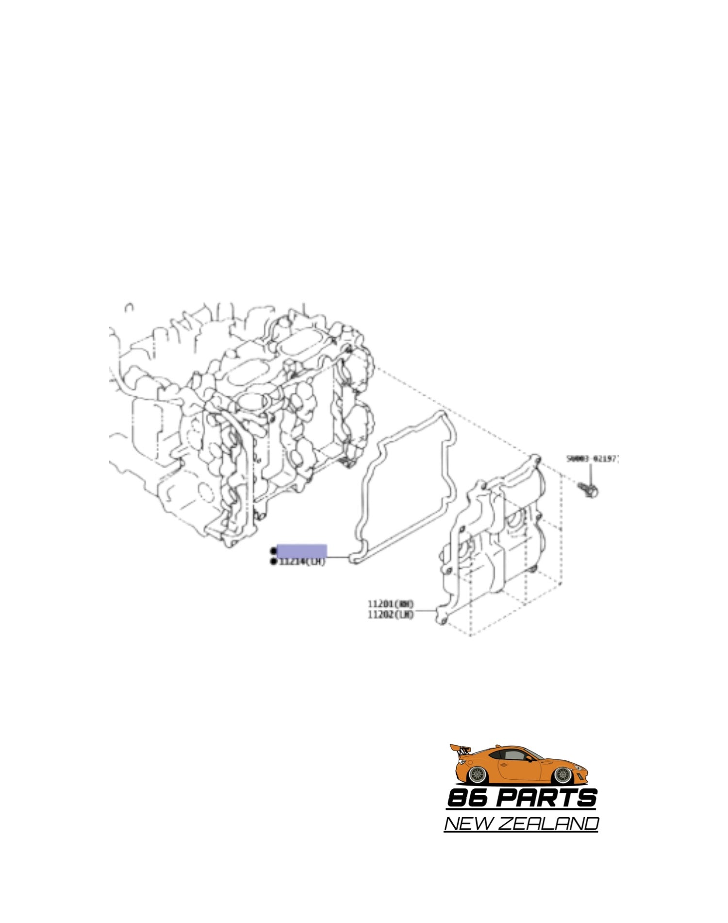 Rocker Cover Gasket For Toyota 86 / Subaru BRZ (New) (Genuine) (12-21)