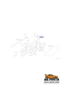 Door Window Stabilizer Felt For Toyota 86 / Subaru BRZ (New) (Genuine) (12-21)